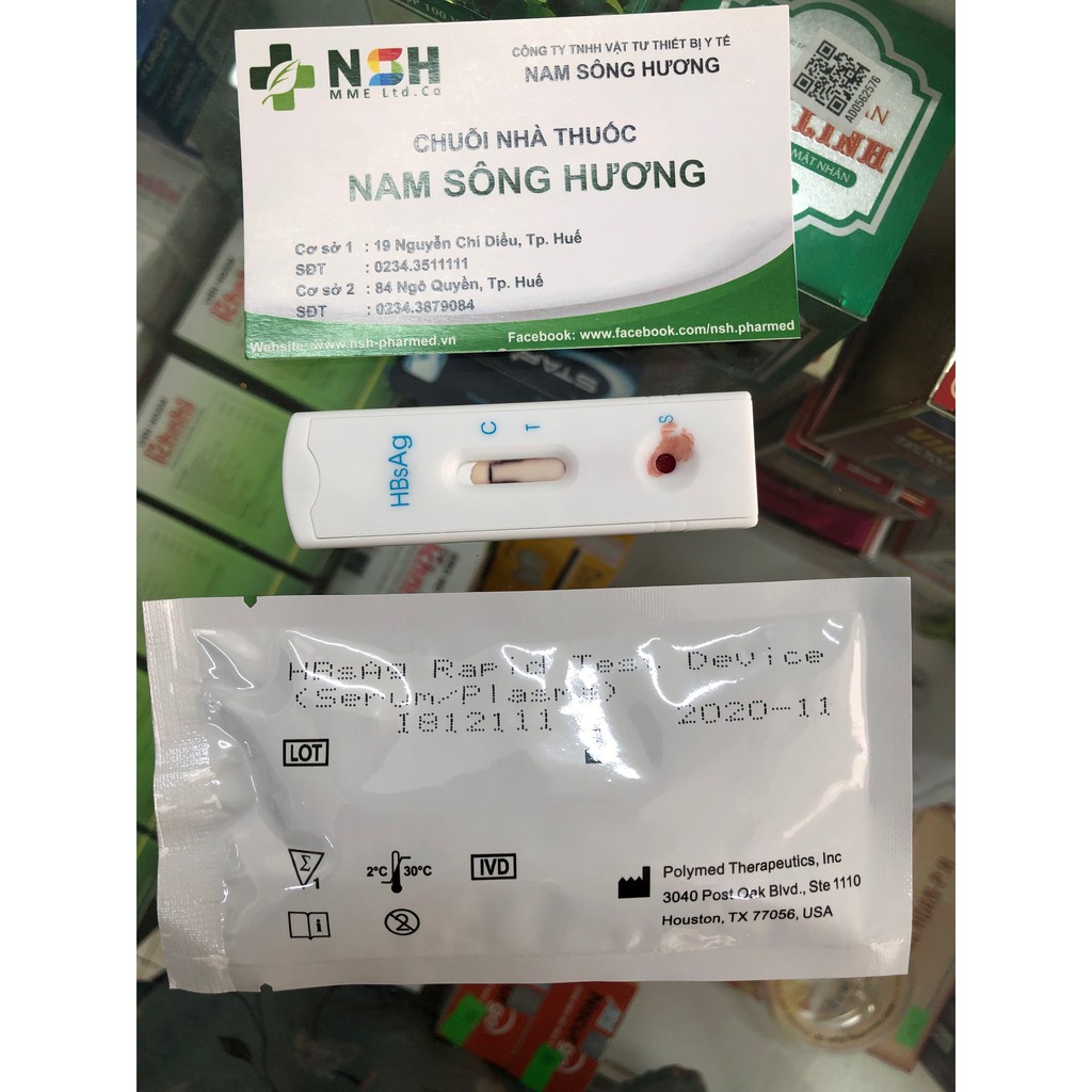 Combo 4 Bộ Kit Que thử test thử nhanh HIV Viêm gan B Viêm Gan C Loét dạ dày tại nhà (hoặc kèm thêm giang mai)