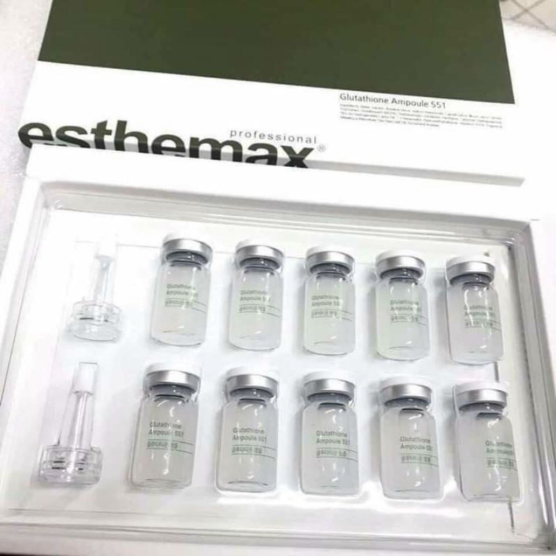 Tinh Chất Dưỡng Trắng Da Glutathion Esthemax - Full hộp 10 lọ