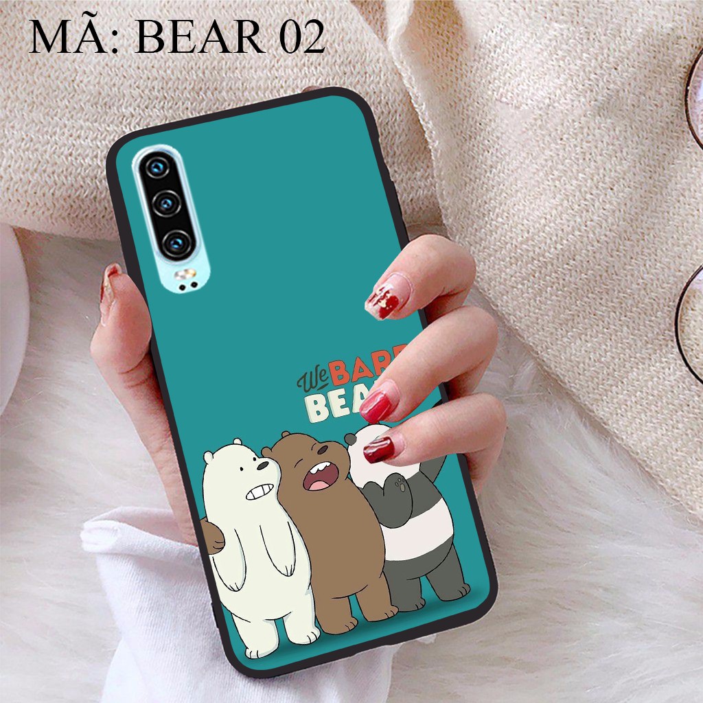 Ốp lưng Huawei P30 viền dẻo TPU BST Gia Đình Nhà Gấu