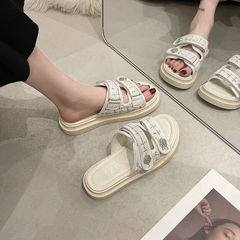 Dép sandal IELGY đế xuồng thời trang cho nữ