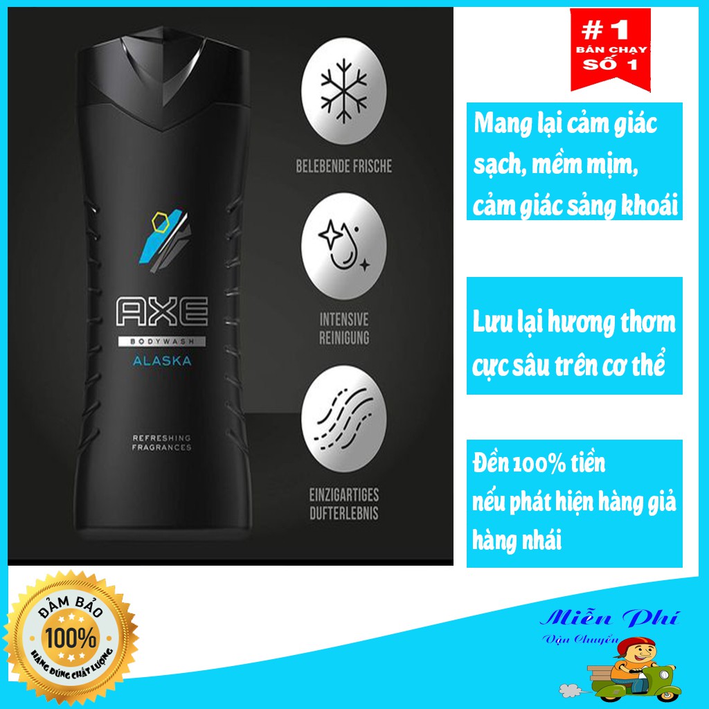 Sữa Tắm Gội 3in1 AXE Dành Cho Nam - Hàng Nội Địa Pháp - Bản Chuẩn Có Bill | BigBuy360 - bigbuy360.vn