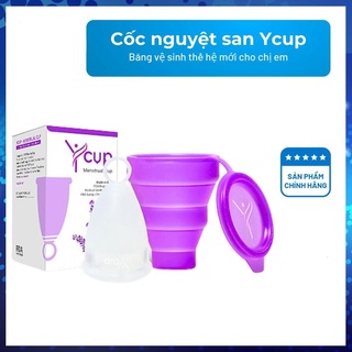 cốc nguyệt san, coc nguyet san - Ycup – NHập Khẩu Italia, Size S, phù hợp cơ địa phụ nữ Châu Á, tiện dụng, năng động