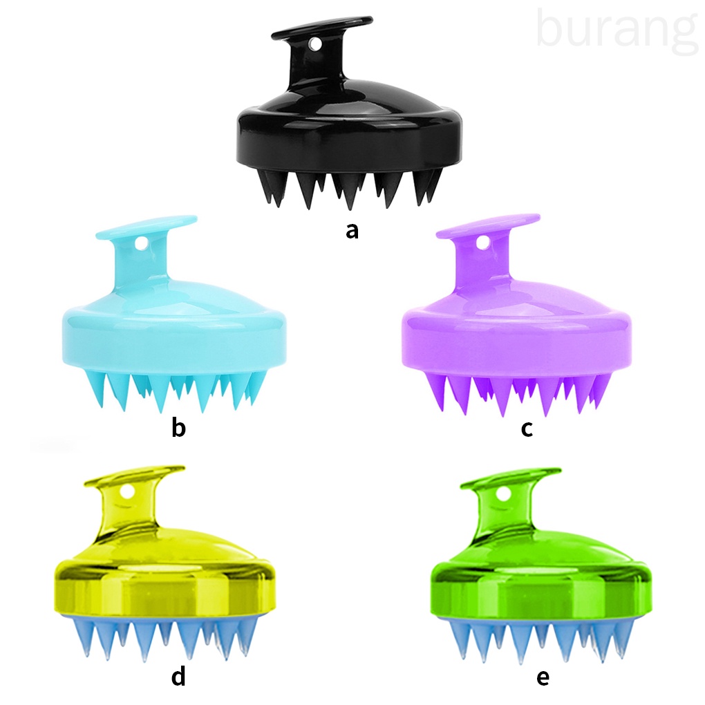 [Hàng mới về] Bàn Chải Bằng Silicon Dùng Mát Xa Da Đầu Khi Tắm Tiện Dụng