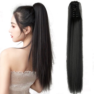 Tóc giả WIGSIN kiểu đuôi ngựa thẳng dài 24 inch thời trang cho nữ