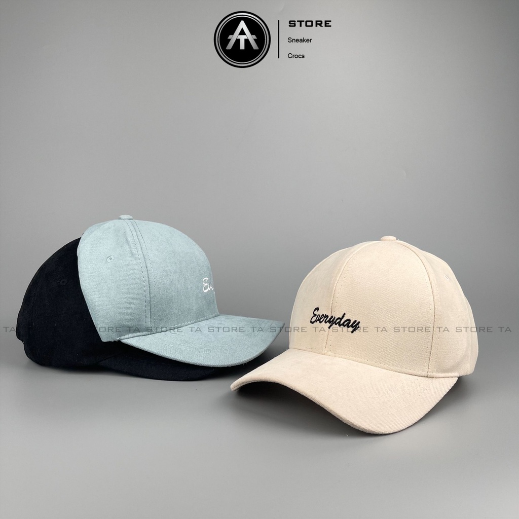 Mũ lưỡi trai thêu chữ Everyday chất nhung cao cấp