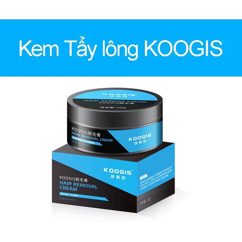 Kem Tẩy Lông Nách, Chân Tay, Vùng Kín, Tái Tạo Làn Da KOOGIS Cho Nam Nữ Nhẹ Dịu, An Toàn Và Hiệu Quả | BigBuy360 - bigbuy360.vn
