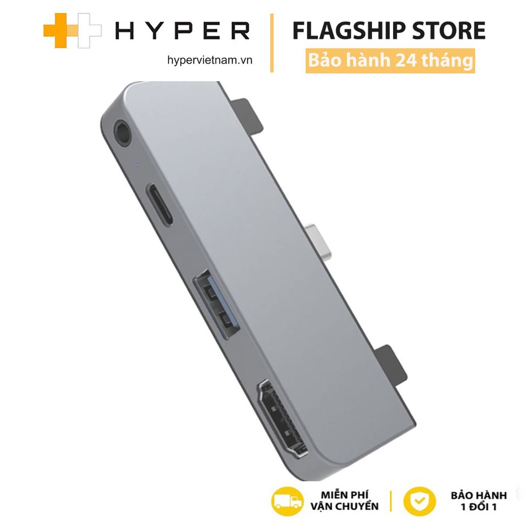 Cổng chuyển HyperDrive cho iPad 4-in-1 HDMI 4K/30Hz USB-C Hub - HD319-E - Phân Phối Chính Hãng