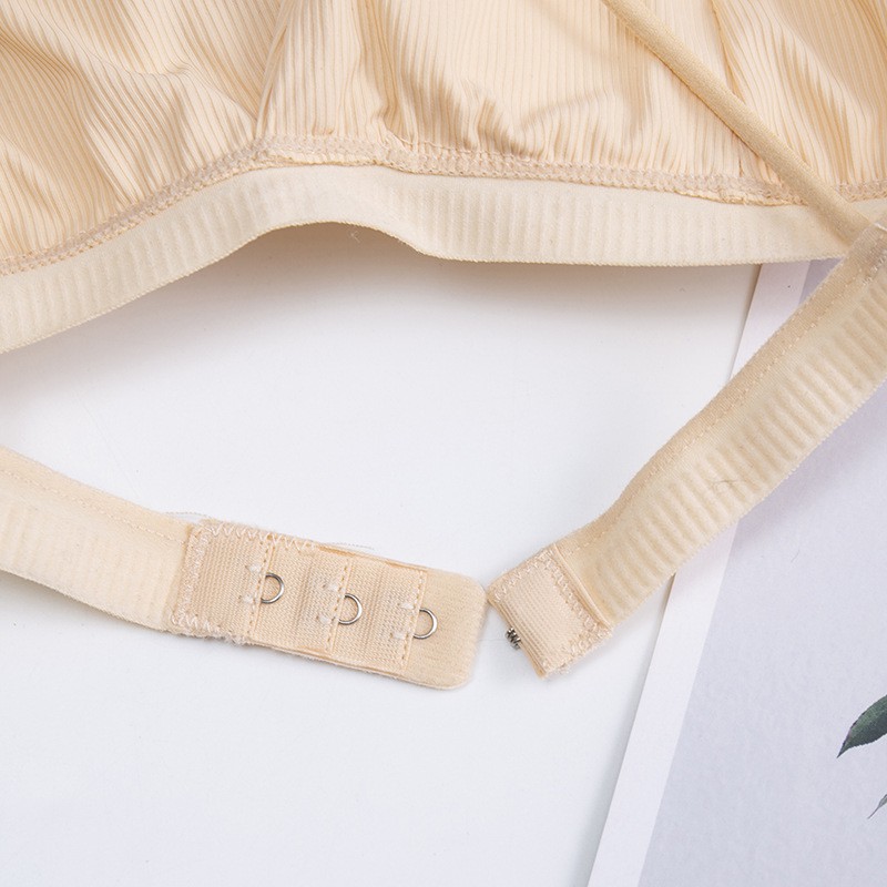 BR07 Áo bra COTTON gân tăm dây mảnh khoét ngực sâu | BigBuy360 - bigbuy360.vn