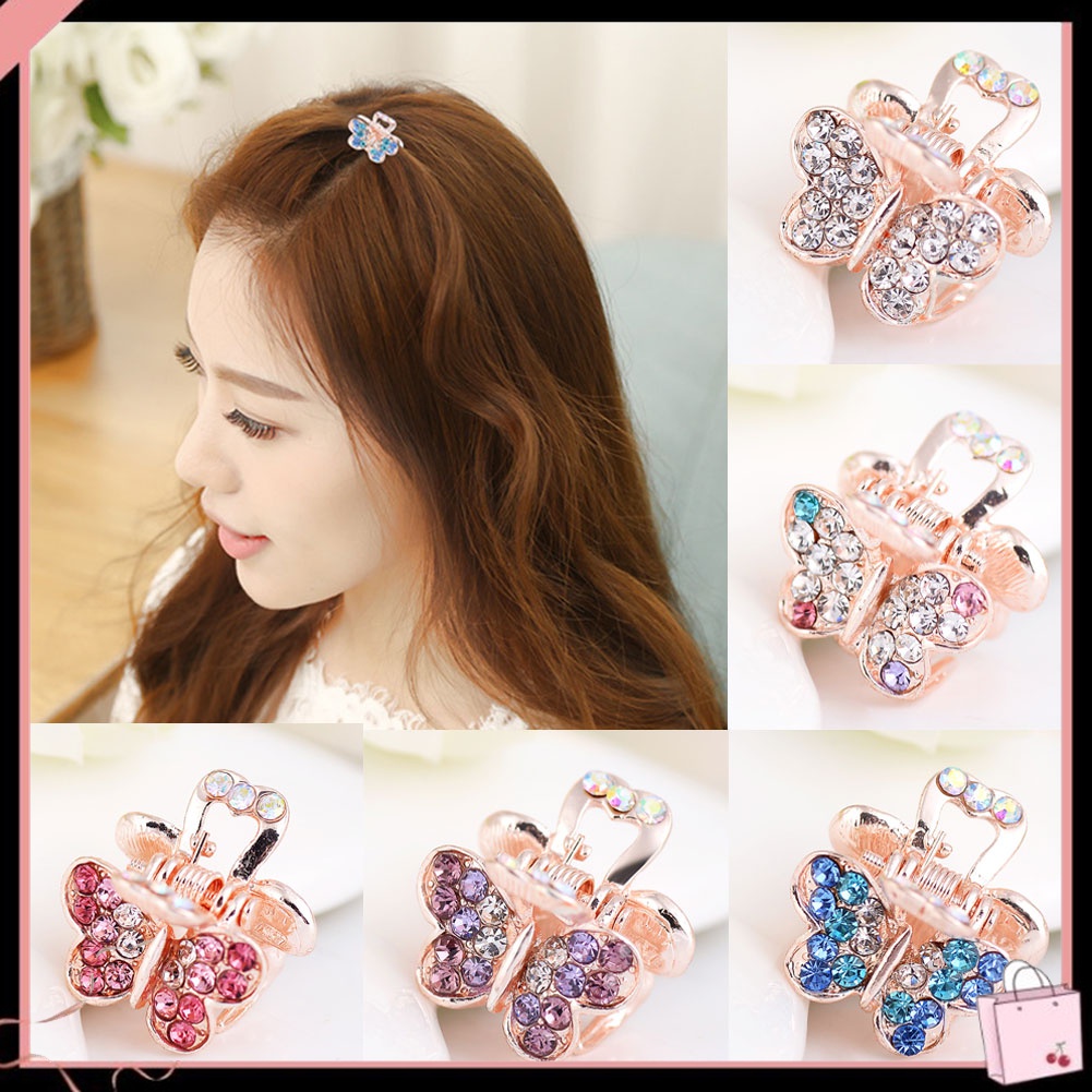 Kẹp Càng Cua Mini Hình Bướm Dễ Thương Cho Nữ
