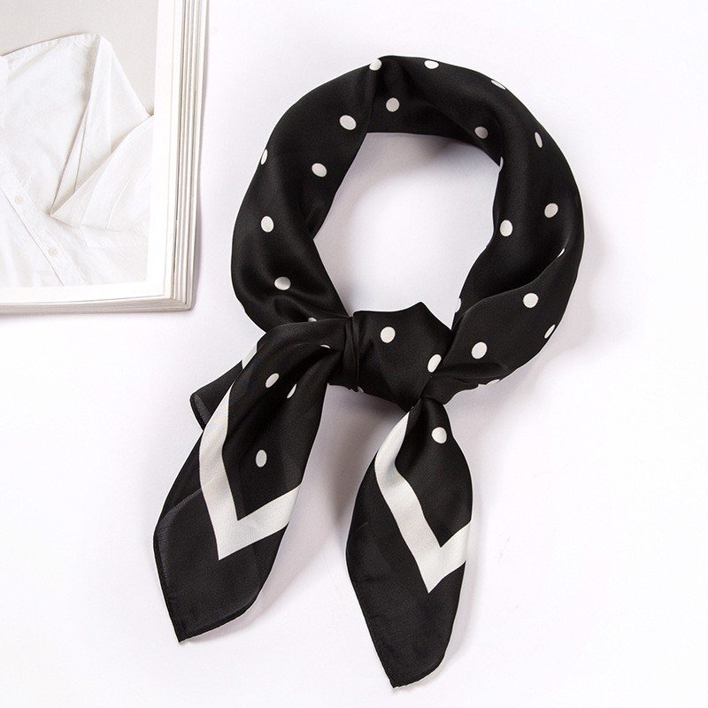Khăn bandana quấn làm áo Blackpink cao cấp 70 70x70cm turban lụa vuông quàng cổ quấn tóc nữ đẹp