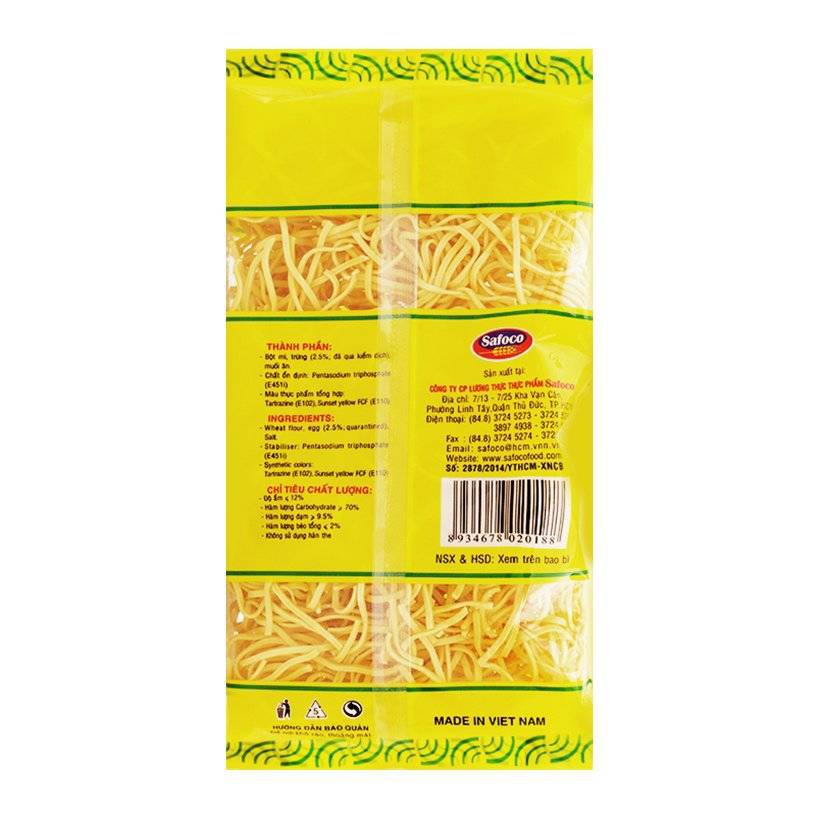 Mì trứng thượng hạng Safoco gói 400g