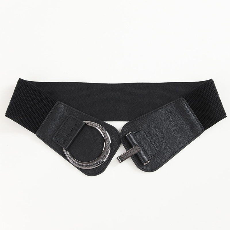 Dây Thắt Lưng Co Giãn Màu Trơn Phong Cách Harajuku Thời Trang Cho Nữ