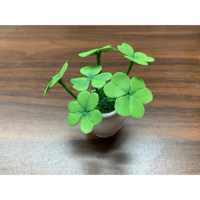 hoa đất sét mini