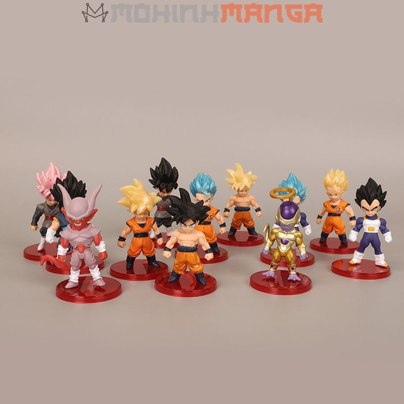 [CÓ QUÀ] Combo 21 mô hình Dragon Ball 7 Viên Ngọc Rồng Goku Gogeta Vegito Broly Gohan Frieza Vegeta SuperSaiyan God SSJ