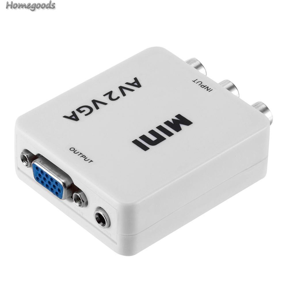 Bộ Chuyển Đổi Cổng Mini Av2Vga Video AV  Sang VGA 3.5mm
