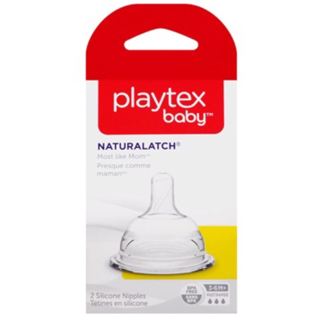 Núm Playtex fast flow - dòng chảy nhanh 6m+ (bộ 2 cái)