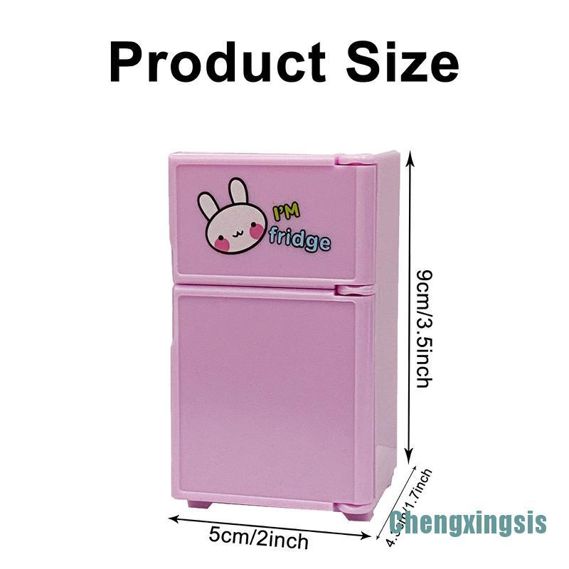 Tủ Lạnh Mini Trang Trí Nhà Búp Bê
