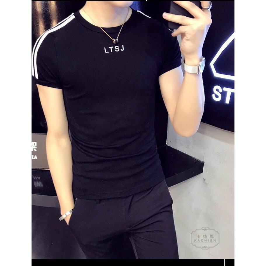 Áo thun nam tay ngắn cổ tròn body cao cấp VNXK | BigBuy360 - bigbuy360.vn