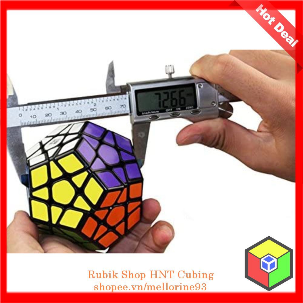 Rubik Megaminx QiYi QiHeng Sticker Viền Đen - Biến Thể 12 Mặt HNT Cubing