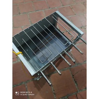 Máy nướng thịt, chả, gà, vịt quay tự động 10 xiên