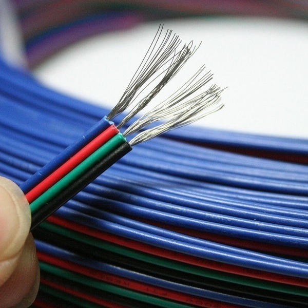 Dây Cáp Nối Dài 4 Pin Cho Đèn LED 3528 5050 5630 7020 RGB