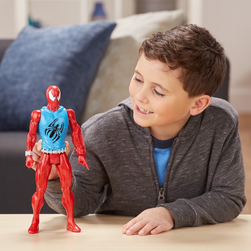 Đồ chơi Hasbro chiến binh Titan Scarlet Spider Spiderman E2342