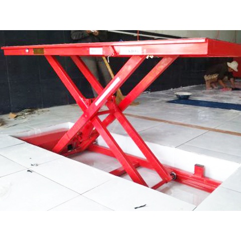 BÀN NÂNG THỦY LỰC XE MÁY ÂM NỀN MT - SỨC NÂNG 200KG