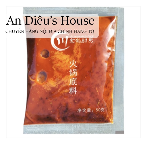 Gia vị lẩu Malathang, gia vị món xào cay tê malathang gói nhỏ 30gr