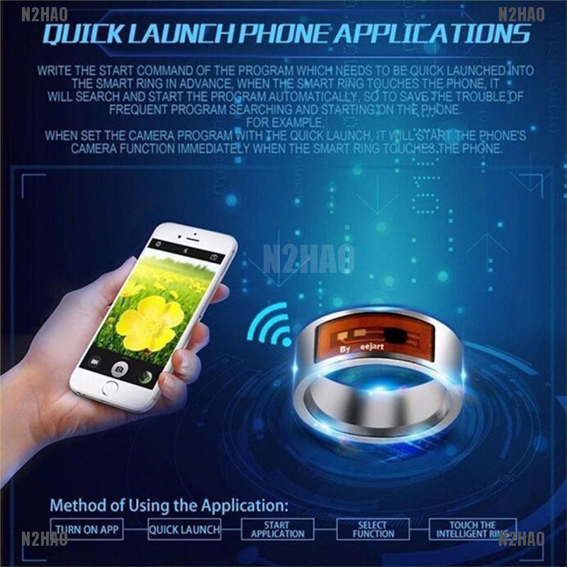 Nhẫn đeo tay thông minh NFC chống nước đa chức năng