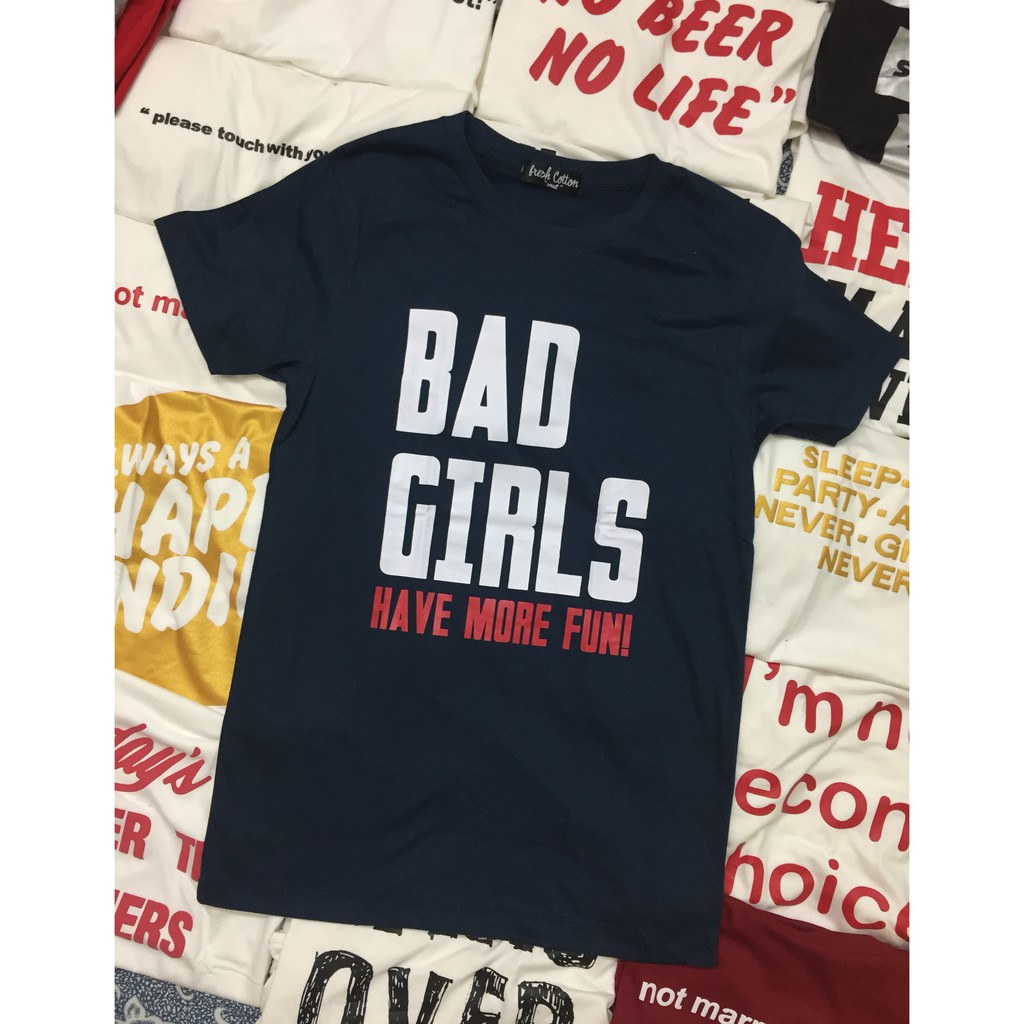 Áo đôi Bad Girl Rude Boy Thái Lan