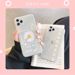 Ốp Lưng Silicone Chống Rơi In Hình Hoa Cúc Cho Iphone 13 12 / 13 12pro / 13 12 / 6 / I7 / I8 / Se2