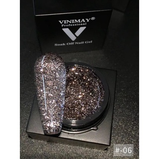 Gel flash luxury kim cương..vinimay set 6 hủ