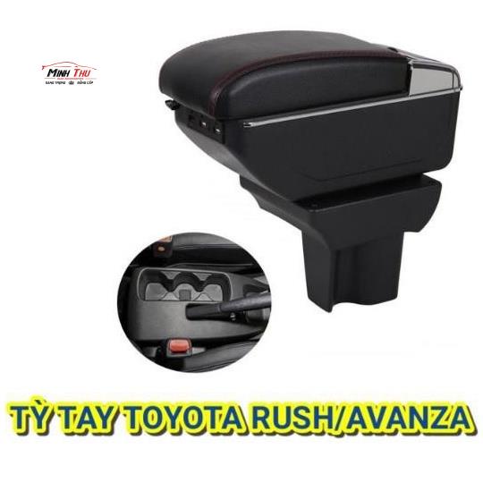 Hộp tỳ tay ô tô xe Toyota Rush và Avanza tích hợp 7 cổng USB