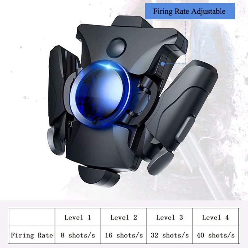  Trigger Mobile Game Controller Portable Foldable Pressure Fast Shot Compatible with iPhone and Android