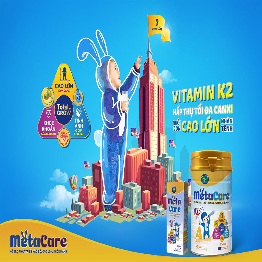 Sữa bột Nutricare Metacare 2 (900g)