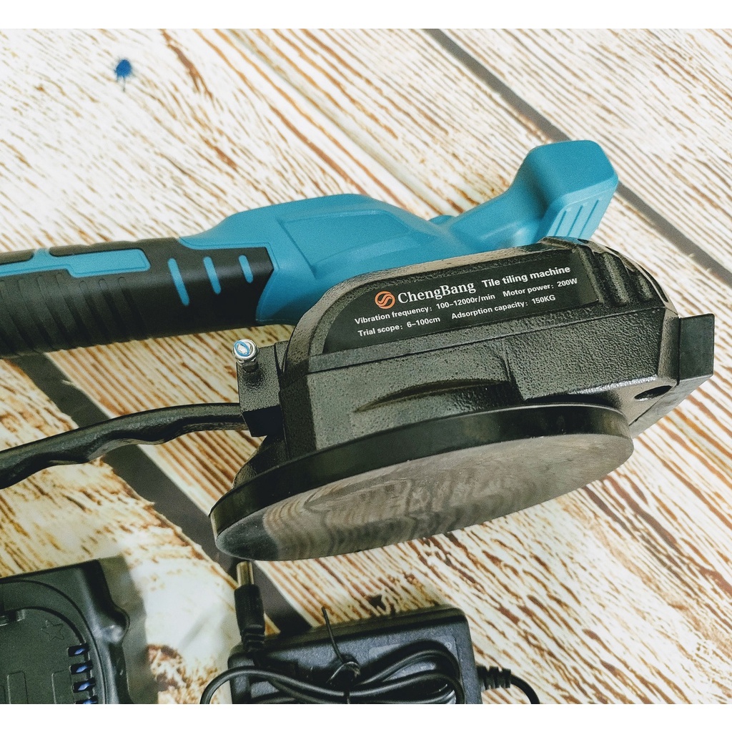SV Máy rung ốp lát gạch men, máy đầm rung dùng pin 18V - 21V  5 cấp rung