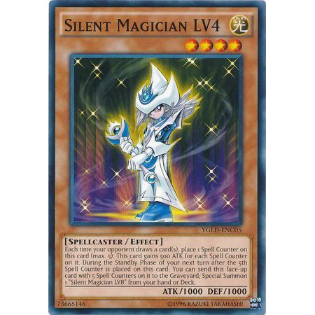 Thẻ bài Yugioh - TCG - Silent Magician LV4 / YGLD-ENC05