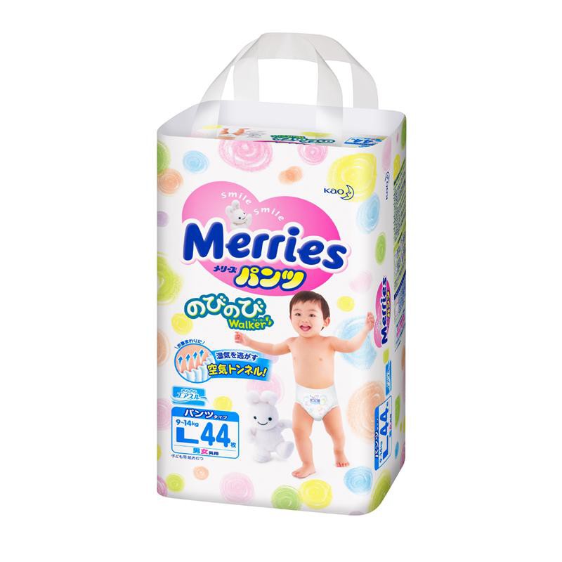 Bỉm Merries cộng miếng Tã Quần size L56