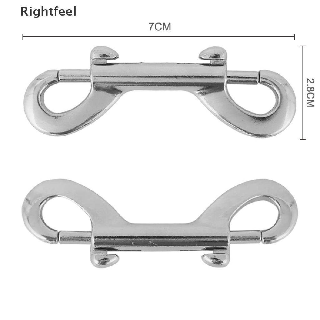 Rightfeel Kẹp Móc Dây Xích Hai Đầu Bằng Kim Loại Hạng Nặng Kích Hoạt Nặng Cho Tàu Thuyền