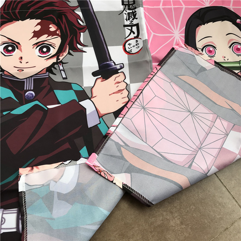 Rèm Cửa Họa Tiết Anime Kimetsu No Yaiba Độc Đáo