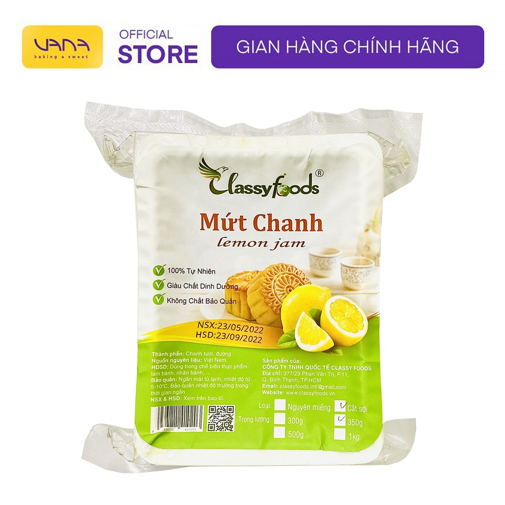 [CHỈ SHIP NỘI THÀNH HÀ NỘI] Mứt vỏ chanh thái sợi 350G