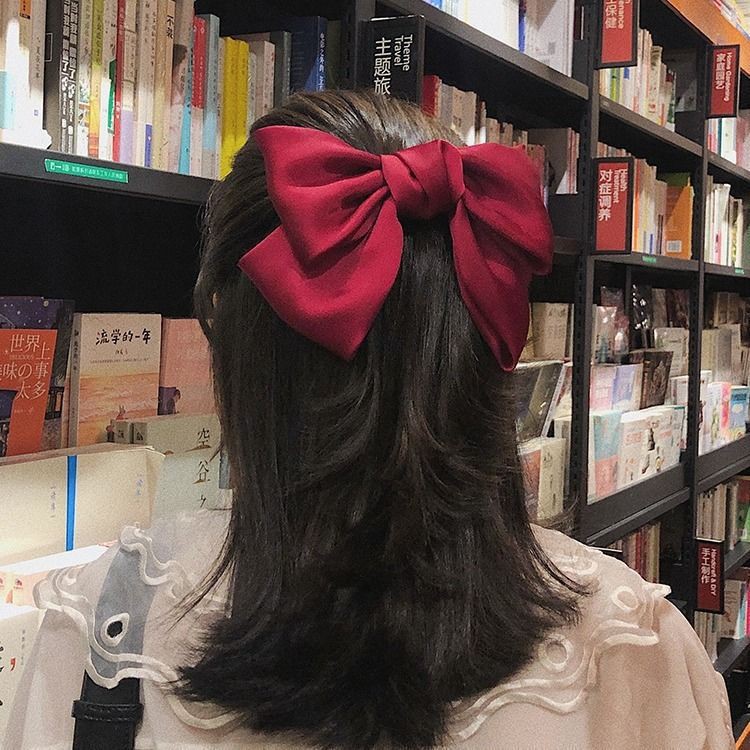 Kẹp tóc công chúa kiểu nơ lớn- Mincloset