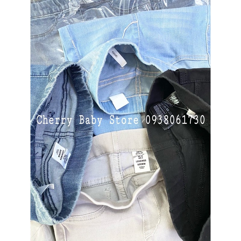 Quần tregging denim jean HM bé gái