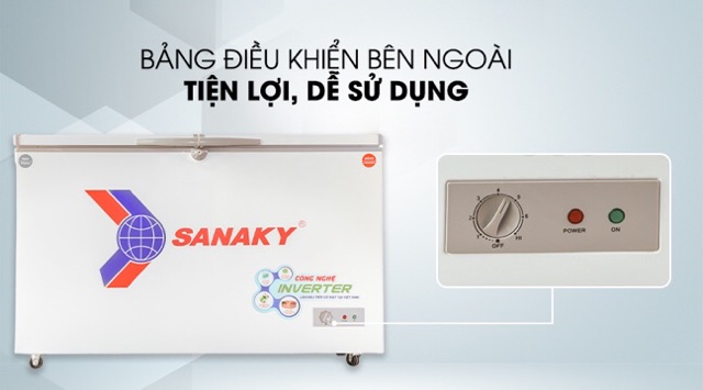 Tủ đông/Mát Sanaky Inverter 280 lít VH-4099W3 (Miễn phí giao tại HCM-ngoài tỉnh liên hệ shop)