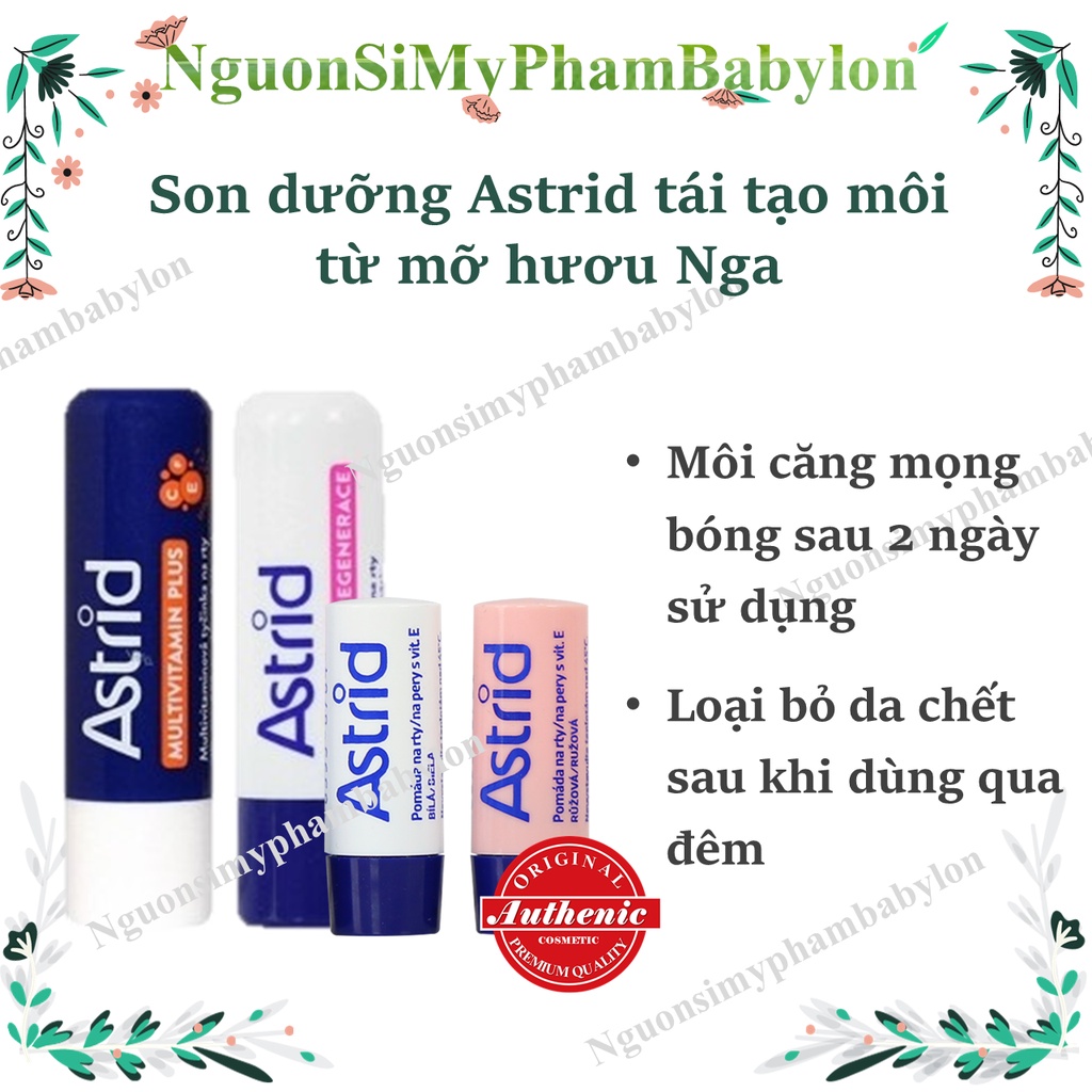 Son dưỡng mỡ hươu Astrid