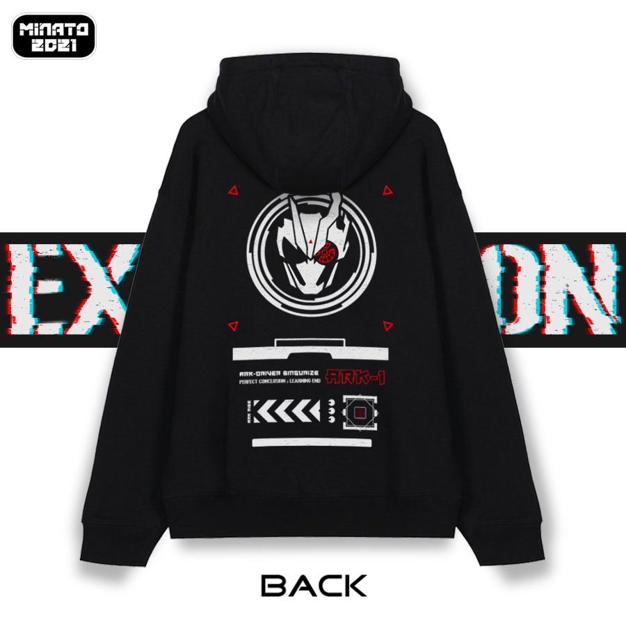 Áo Lạnh Hoodie Kamen Rider Extinction & Lone Wolf