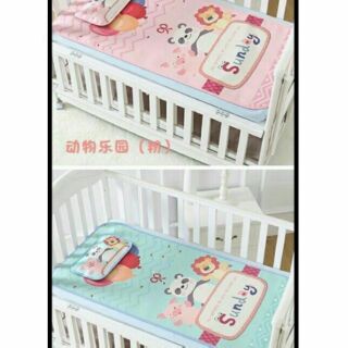 Chiếu lụa 3d kèm gối hàng cao cấp.