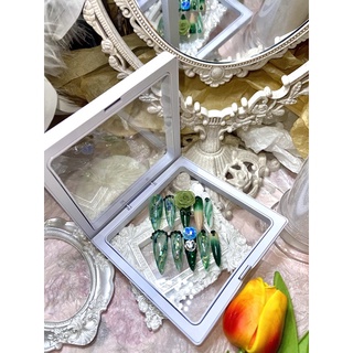 Nails Box thiết kế tone xanh lá