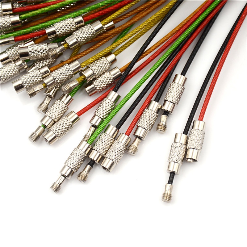 Bộ 10 Ốc Vít Xoắn Bằng Thép Không Gỉ Dùng Cho Khóa Máy Bay