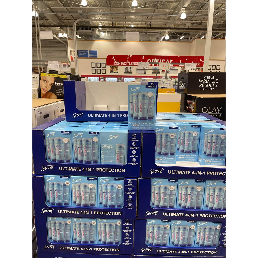 Lăn khử mùi Secret Invisible Solid Ultimate dạng sáp 73g 4 in 1 | BigBuy360 - bigbuy360.vn